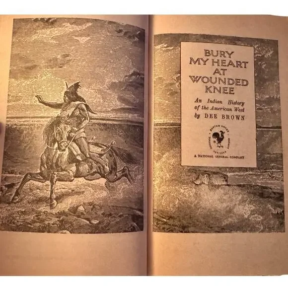 Vintage 1972 Bury My Heart at Wounded Knee Dee Brown Bantam Paperback - Picture 5 of 9